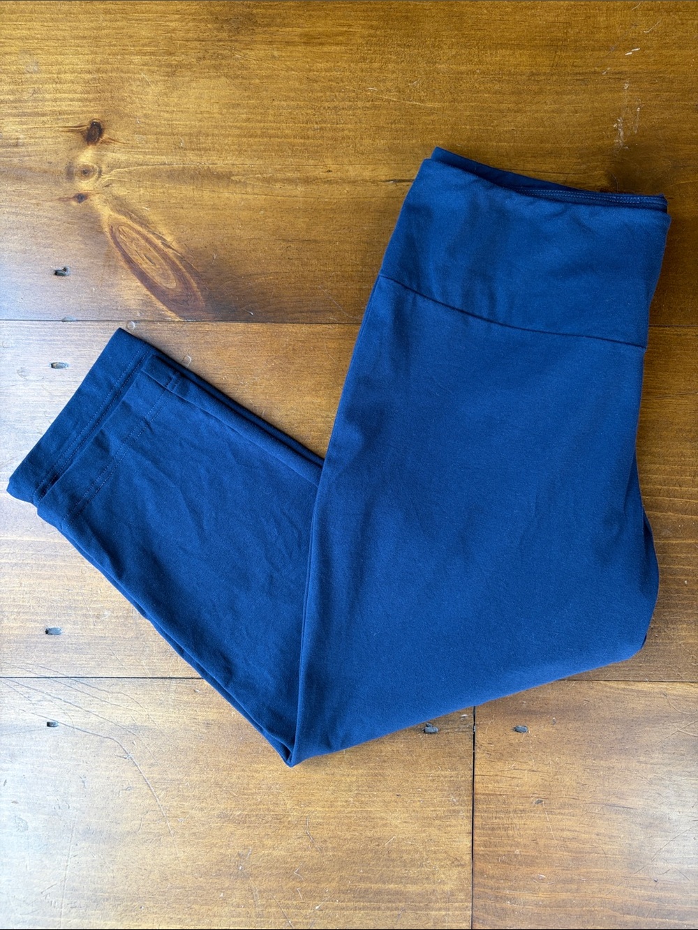 Women With Control by Renee Greenstein Tummy Control Navy Pants, Size LP